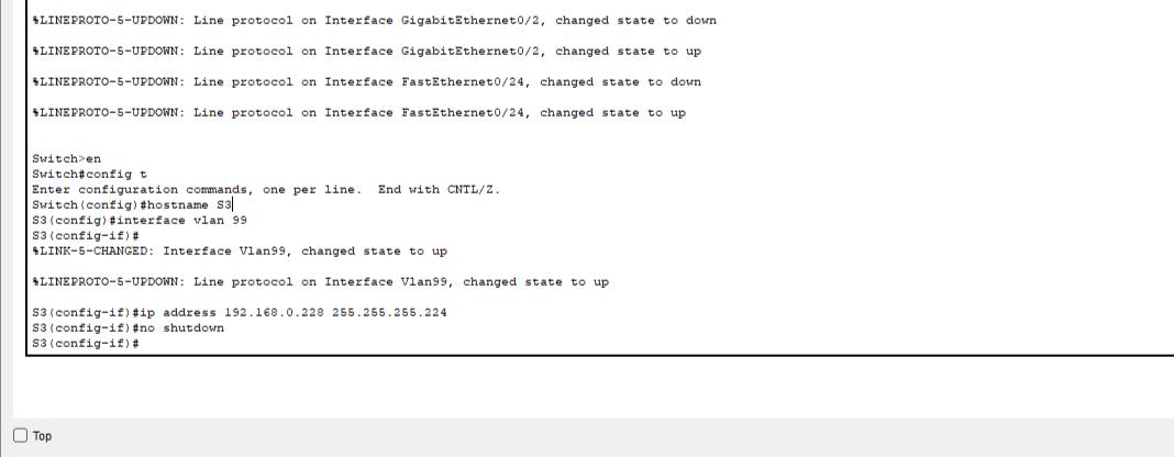 Management Interface Configuration