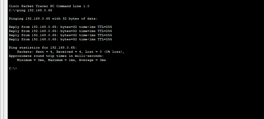 Pinging Default Gateway